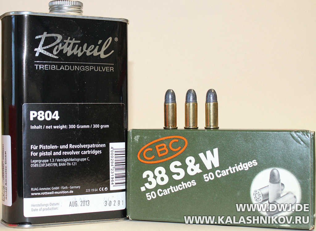 Коробка с патронами .38 Smith Wesson. DWJ. Журнал Калашников