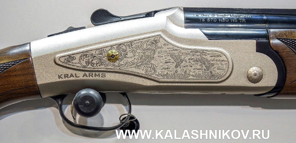 Двуствольное ружье Kral Arms ST 500 на выставке IWA 2019