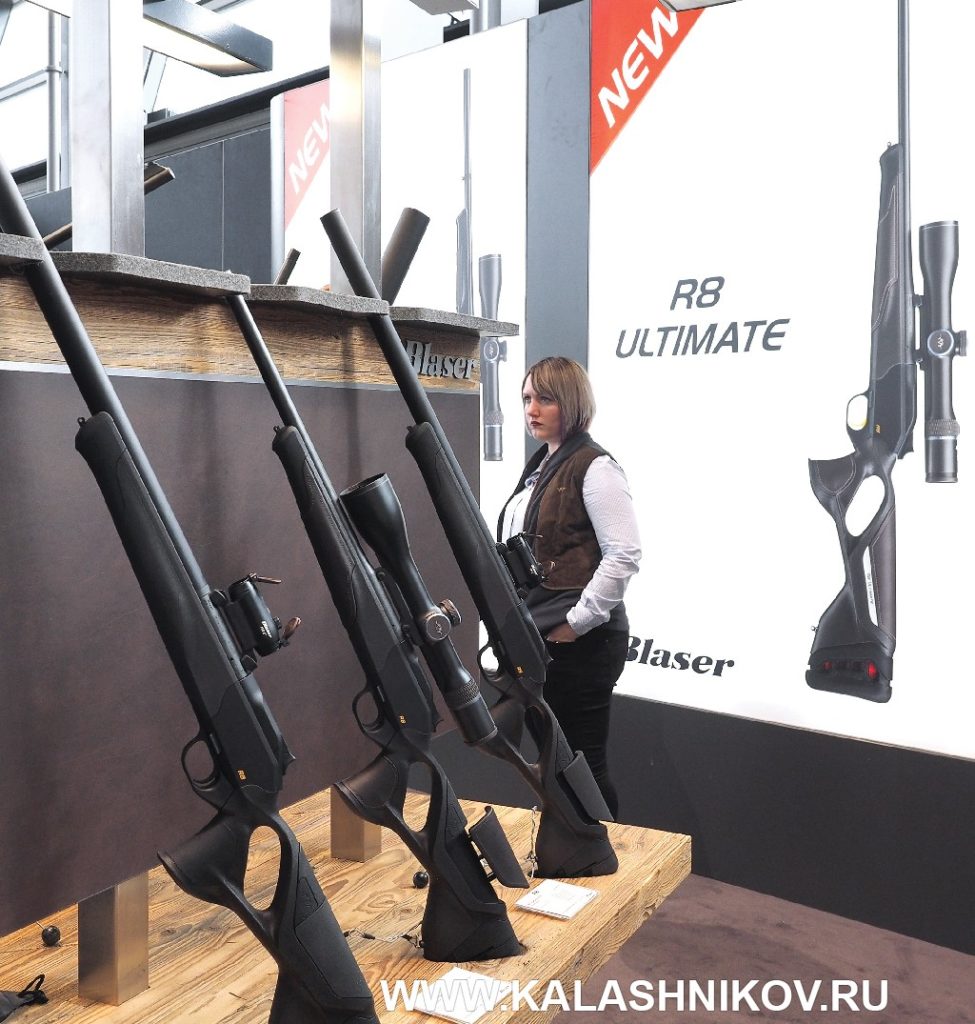 карабин Blaser R8 Ultimate на выставке IWA 2019