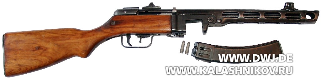 Пистолет-пулемёт Шпагина (ППШ-41) позднего периода выпуска