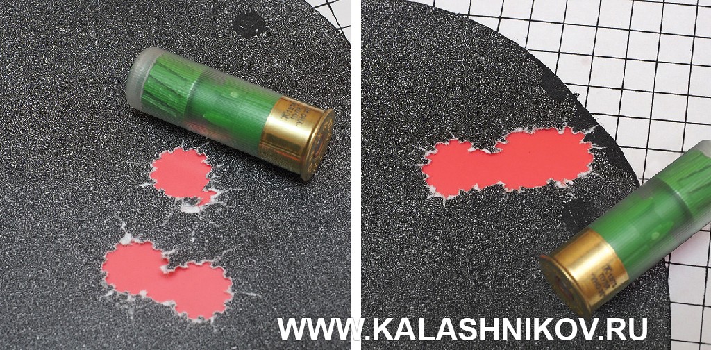  Мишени с результатами стрельбы из ружья Kral M155 патронами с пулями Техкрим УНО 35