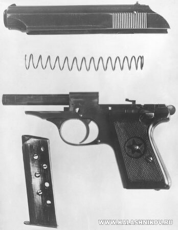 пистолет Севрюгина, 7,65 мм